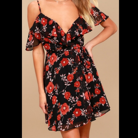 Lulus Dresses & Skirts - SOLD• Lulu's Devoted to Love Floral Small